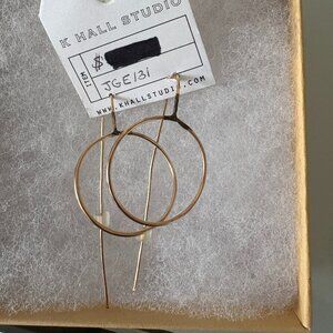 Gold Filled Contemporary Pierced Earrings